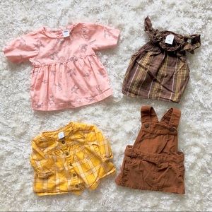 4 baby girl pieces from Old Navy, 0-3 months